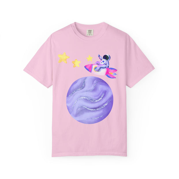Astronaut Taking Off In Space Unisex T-Shirt