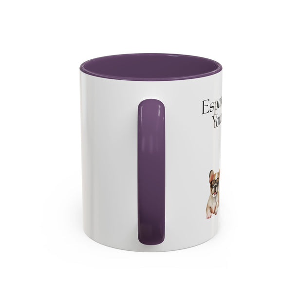 'Espawresso Yourself' French Bulldog Accent Coffee Mug