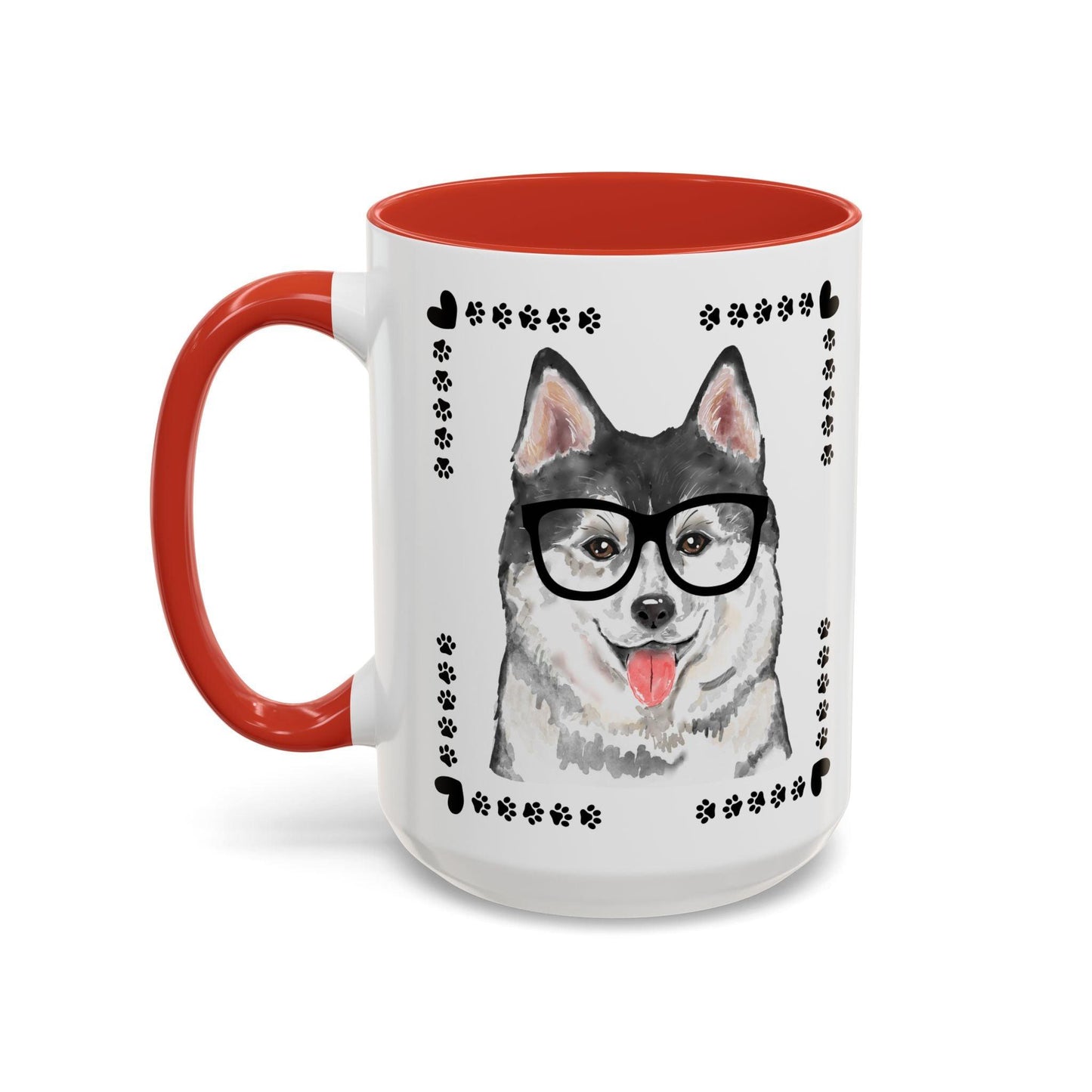 Geeky Good Siberian Husky Accent Coffee Mug