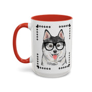 Geeky Good Siberian Husky Accent Coffee Mug