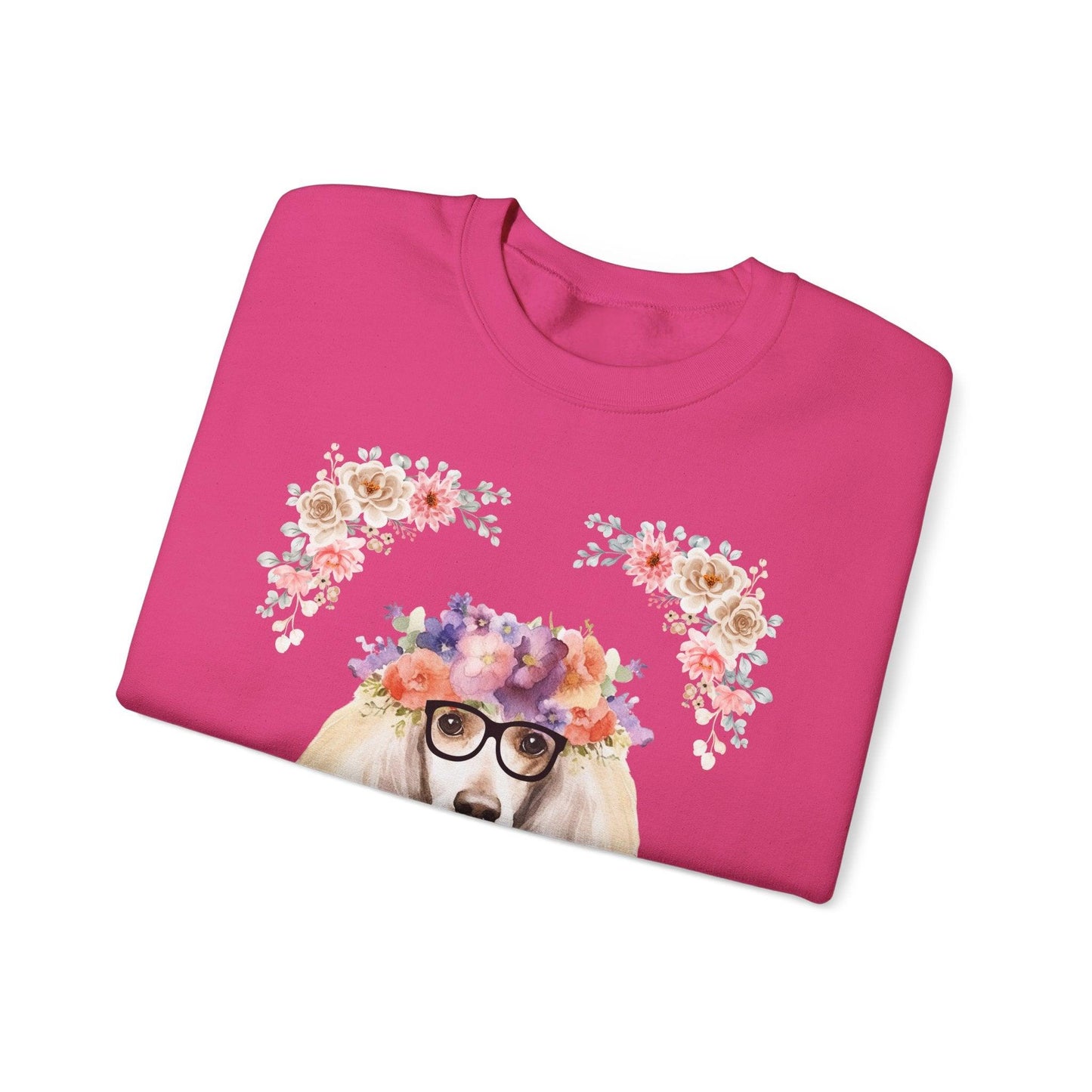 Geeky Goddess French Poodle Unisex Crewneck Sweatshirt
