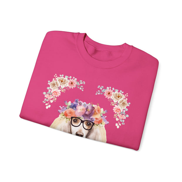Geeky Goddess French Poodle Unisex Crewneck Sweatshirt