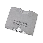 'Now Loading..Spooky Vibes' Unisex Crewneck Sweatshirt