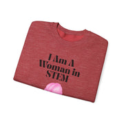 'I Am A Woman In STEM' Engineer Unisex Crewneck Sweatshirt
