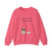 'Espawresso Yourself' French Bulldog Unisex Crewneck Sweatshirt