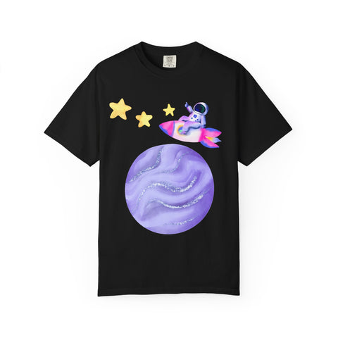 Astronaut Taking Off In Space Unisex T-Shirt