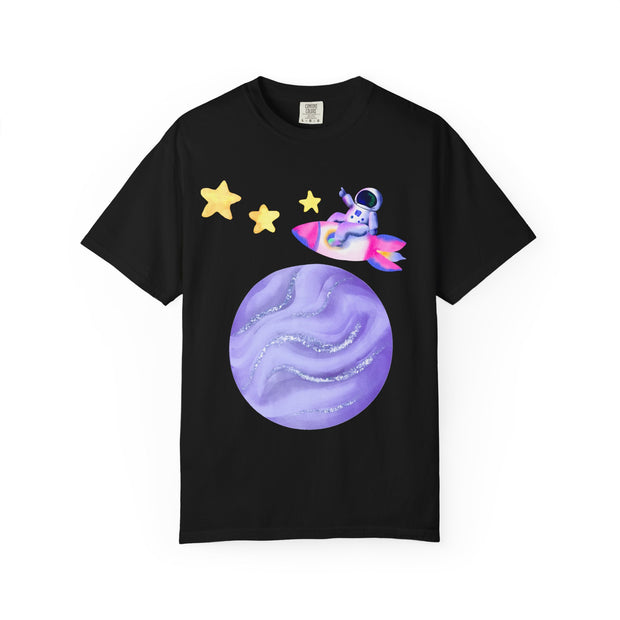 Astronaut Taking Off In Space Unisex T-Shirt