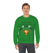 'Achievement Unlocked: Survived A Haunted House' Unisex Crewneck Sweatshirt