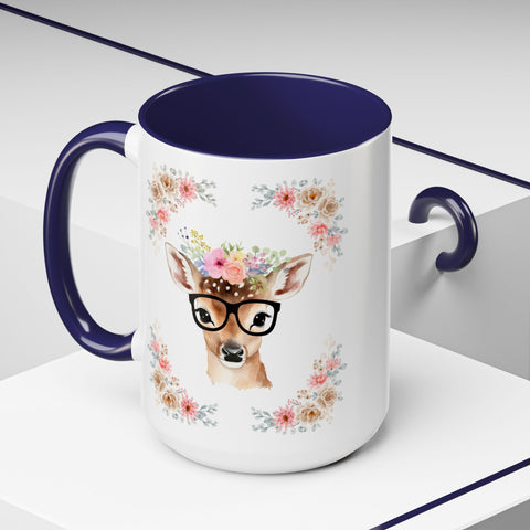 Geeky Goddess Deer Accent Coffee Mug