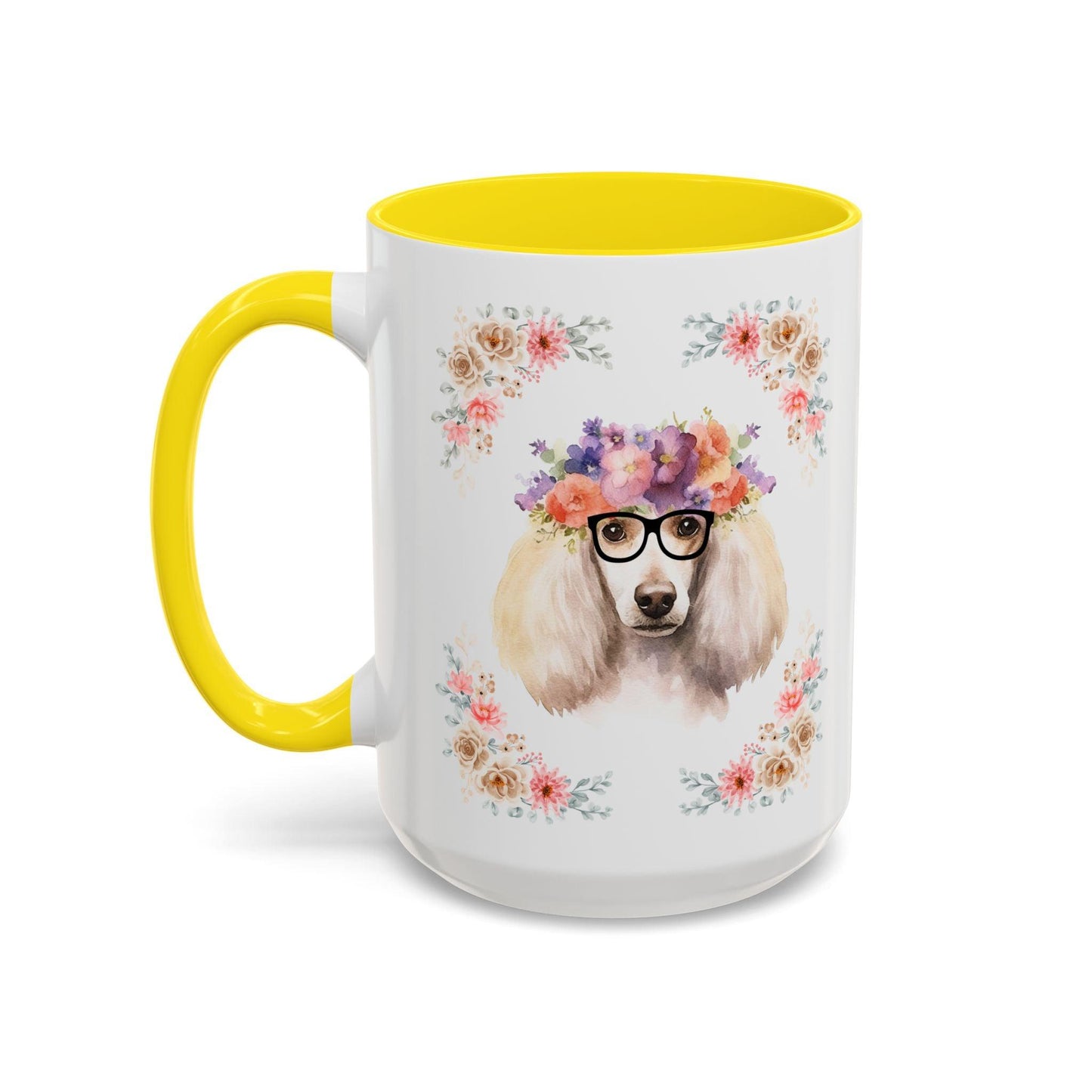 Geeky Goddess French Poodle Accent Coffee Mug