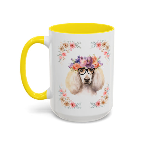 Geeky Goddess French Poodle Accent Coffee Mug