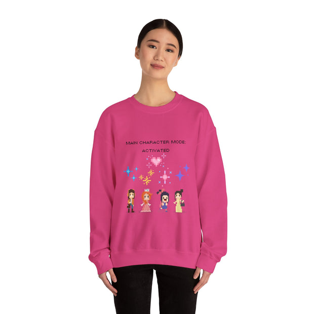 'Main Character Mode Activated' Unisex Crewneck Sweatshirt