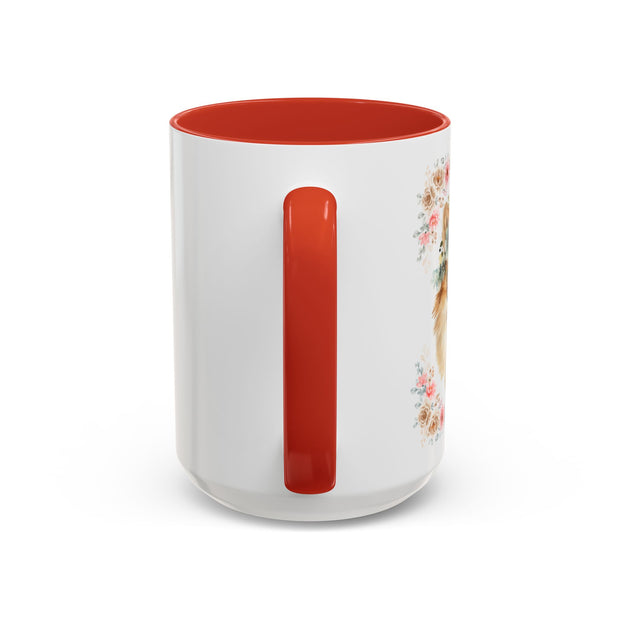 Geeky Goddess Pomeranian Accent Coffee Mug