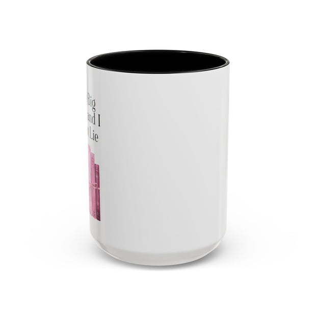 'I Like Big Books and I Cannot Lie' Accent Coffee Mug
