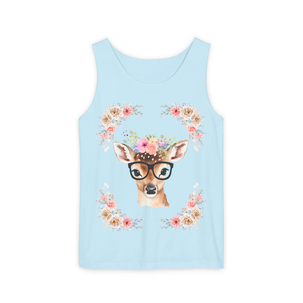 Geeky Goddess Deer Unisex Tank Top