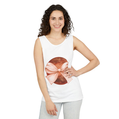 Mars Wrapped In Bow Unisex Tank Top