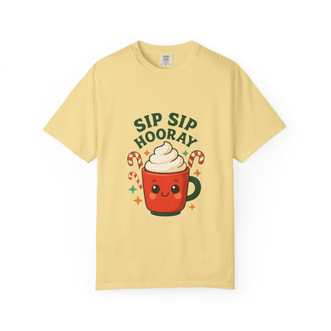 'Sip Sip Hooray' Holiday Unisex T-shirt