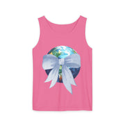 Earth Wrapped In Bow Unisex Tank Top