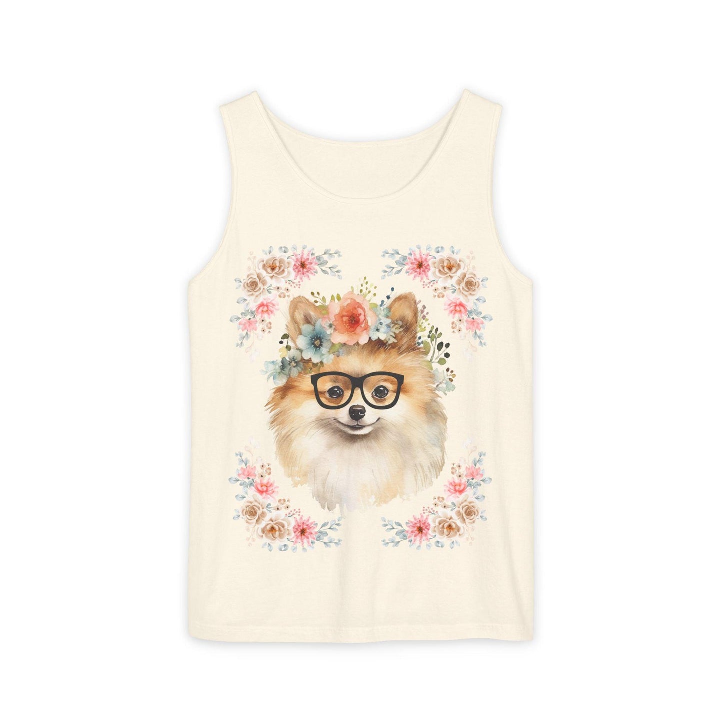 Geeky Goddess Pomeranian Unisex Tank Top