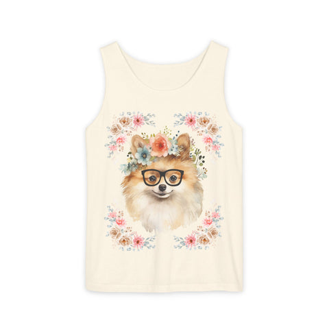 Geeky Goddess Pomeranian Unisex Tank Top