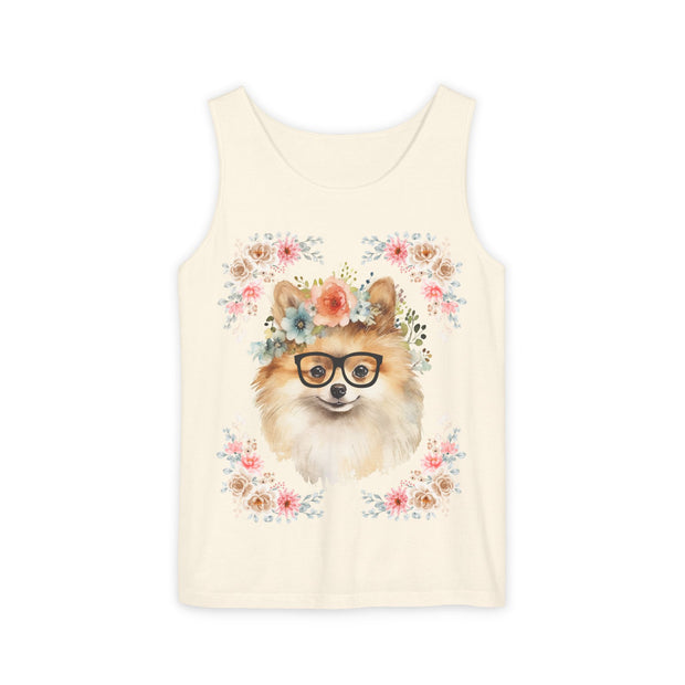 Geeky Goddess Pomeranian Unisex Tank Top