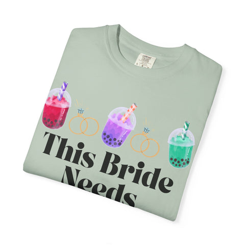 'The Bride Needs Boba' Unisex T-Shirt