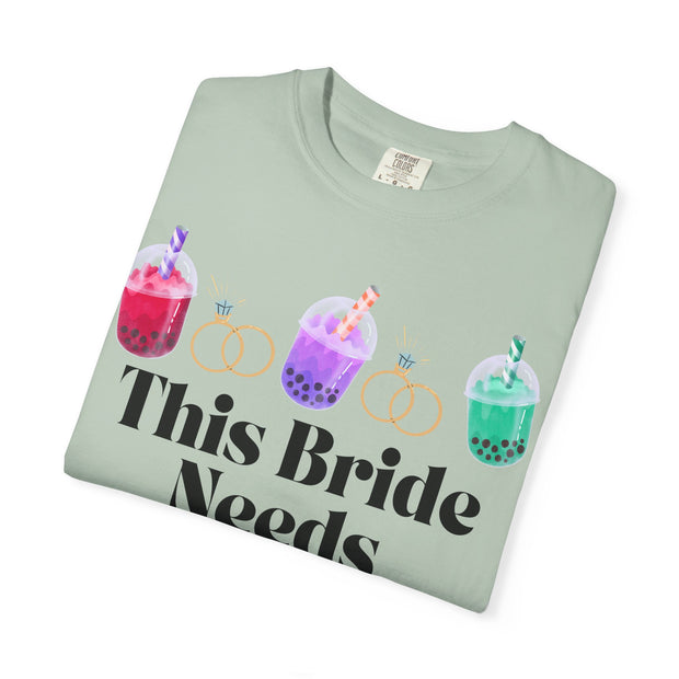 'The Bride Needs Boba' Unisex T-Shirt