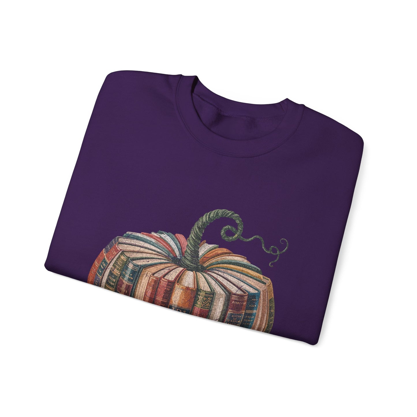 Patchwork Pumpkin Crewneck Sweatshirt | Fall Plaid Pumpkin Shirt