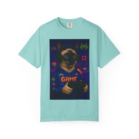 Game On Siamese Cat Unisex T-Shirt