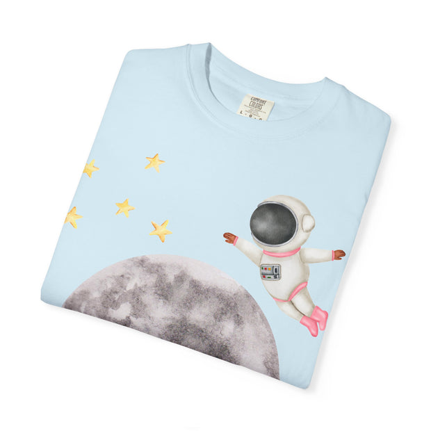 Astronaut Flying To The Moon Unisex T-Shirt