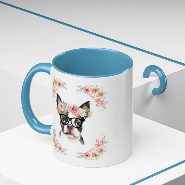 Geeky Goddess French Bulldog Accent Coffee Mug
