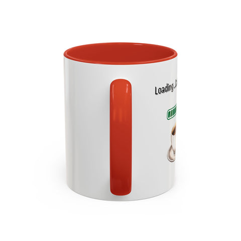 'Loading...Caffeine Boost' Accent Coffee Mug
