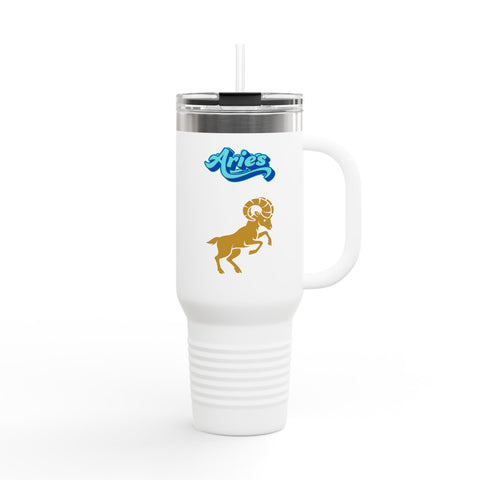 'Aries' Zodiac Insulated Travel Mug, 40oz