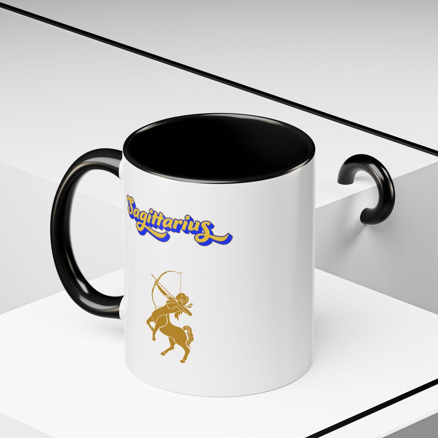 'Sagittarius' Zodiac Accent Coffee Mug