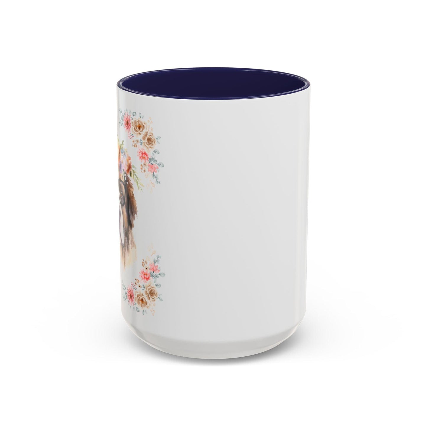 Geeky Goddess Saint Bernard Accent Coffee Mug