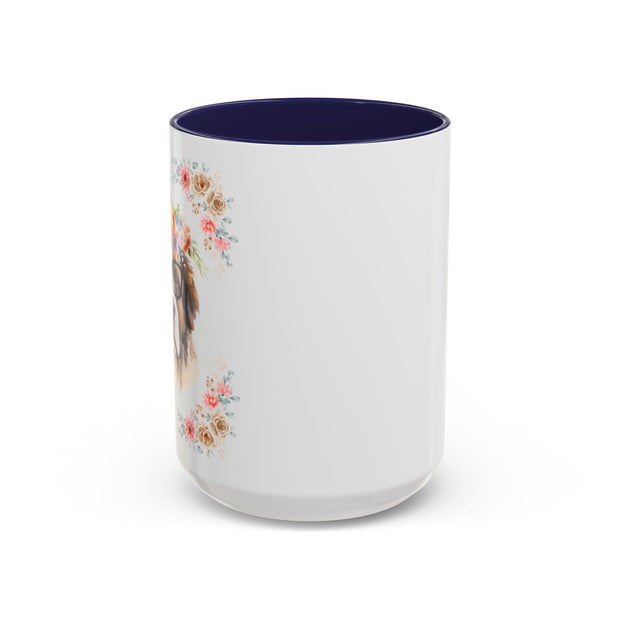 Geeky Goddess Saint Bernard Accent Coffee Mug