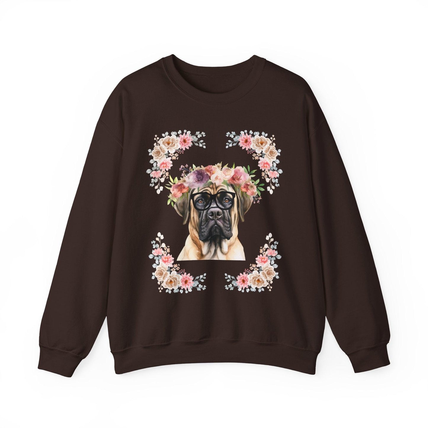 Geeky Goddess English Mastiff Unisex Crewneck Sweatshirt