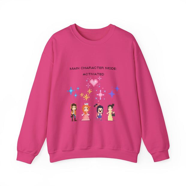 'Main Character Mode Activated' Unisex Crewneck Sweatshirt