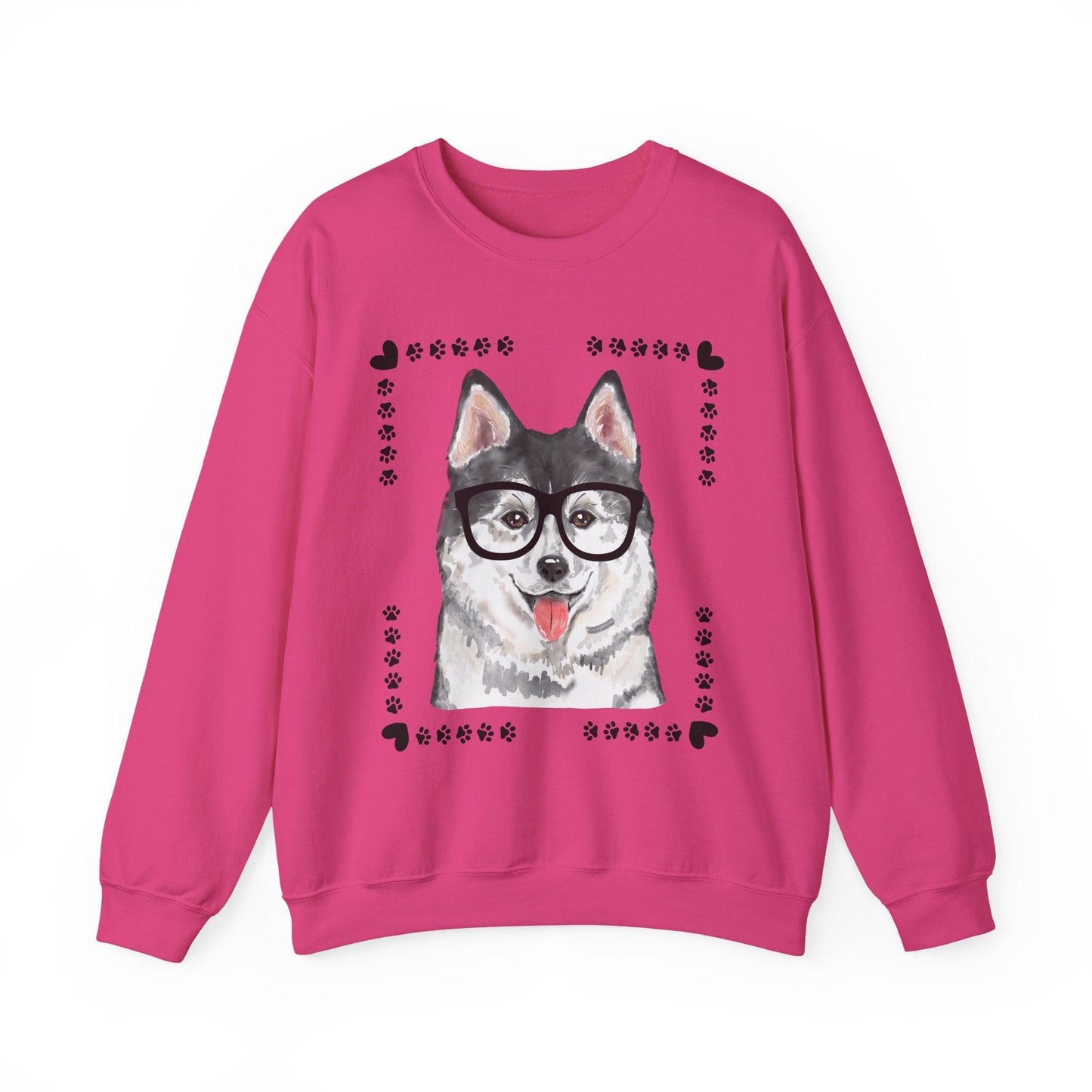Geeky Good Siberian Husky Unisex Crewneck Sweatshirt