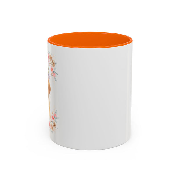 Geeky Goddess Golden Retriever Accent Coffee Mug