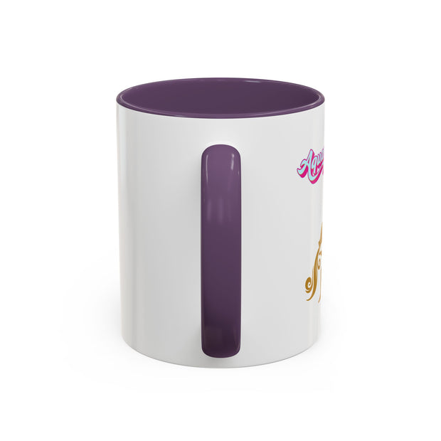 'Aquarius' Zodiac Accent Coffee Mug