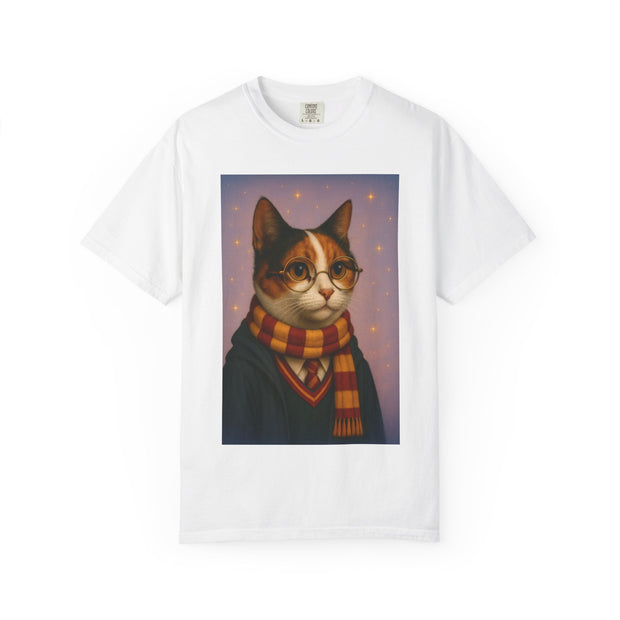 Pawgwarts Tricolored Cat Unisex T-Shirt