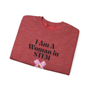'I Am A Woman In STEM' Nurse Unisex Crewneck Sweatshirt