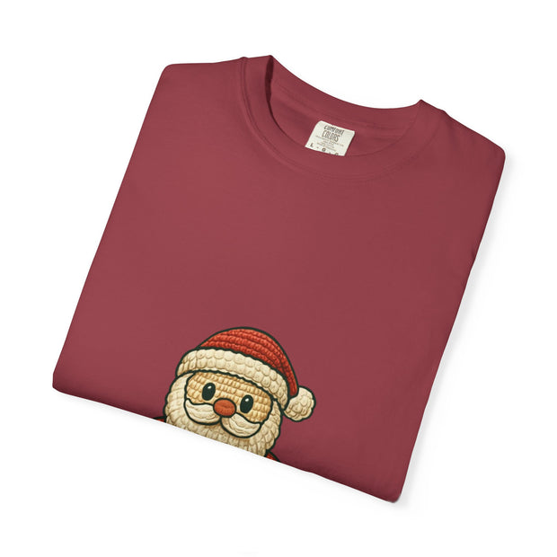 Festive Santa Gaming T-Shirt, Unisex Holiday Tee, Funny Christmas Shirt, Gamer Gift, Cute Santa Design