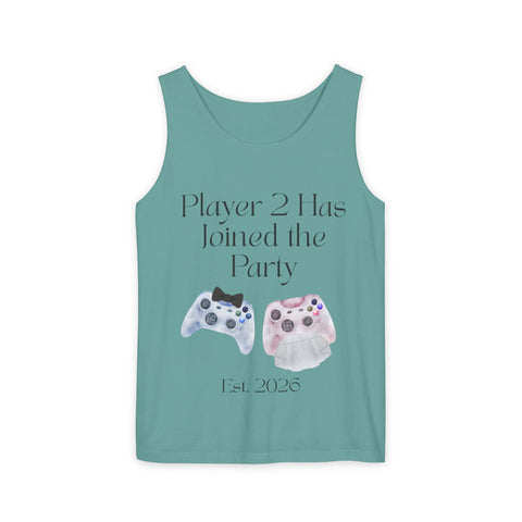 'Player 2 Has Joined the Party' 'Est. 2026' Unisex Tank Top