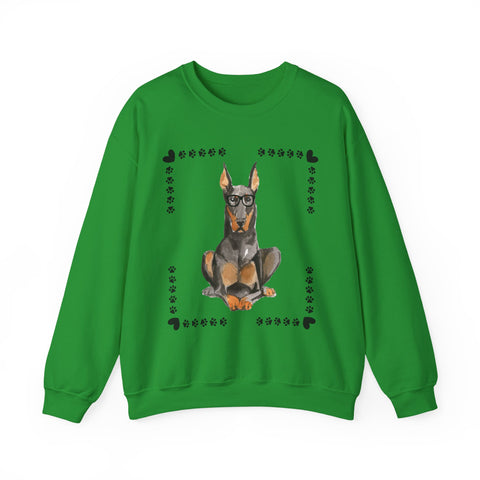 Geeky Good Doberman Unisex Crewneck Sweatshirt