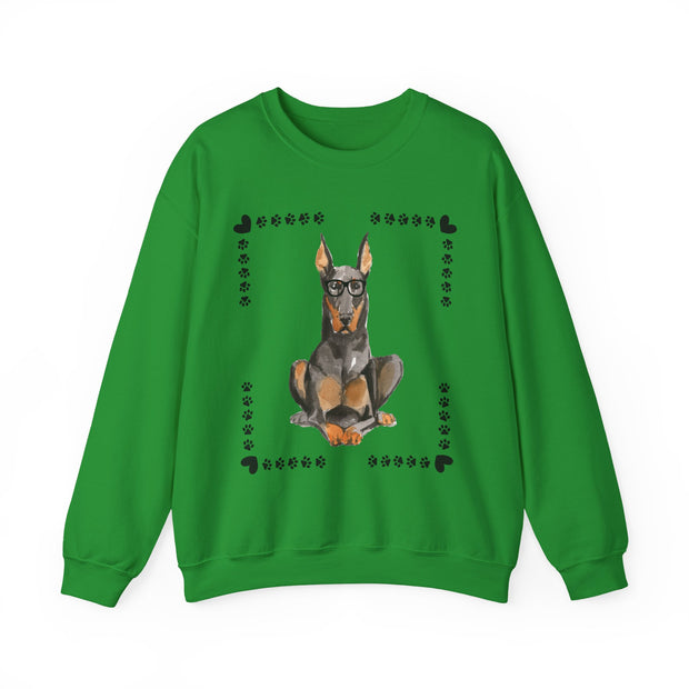 Geeky Good Doberman Unisex Crewneck Sweatshirt