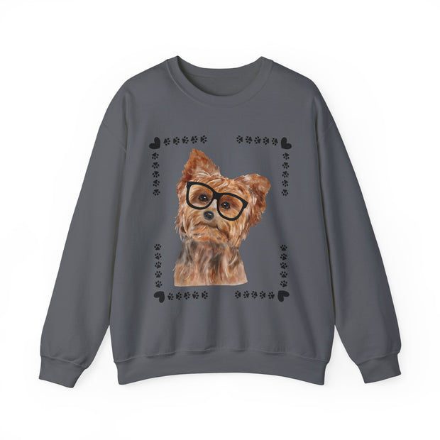 Geeky Good Yorkie Crewneck Sweatshirt