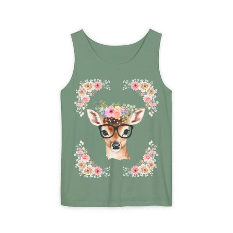 Geeky Goddess Deer Unisex Tank Top