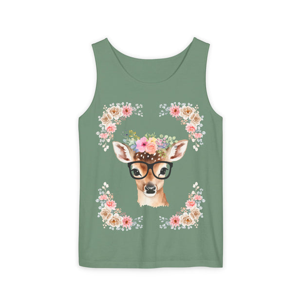 Geeky Goddess Deer Unisex Tank Top